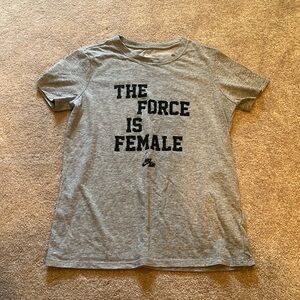 Medium gray Nike short sleeved dri fit t-shirt